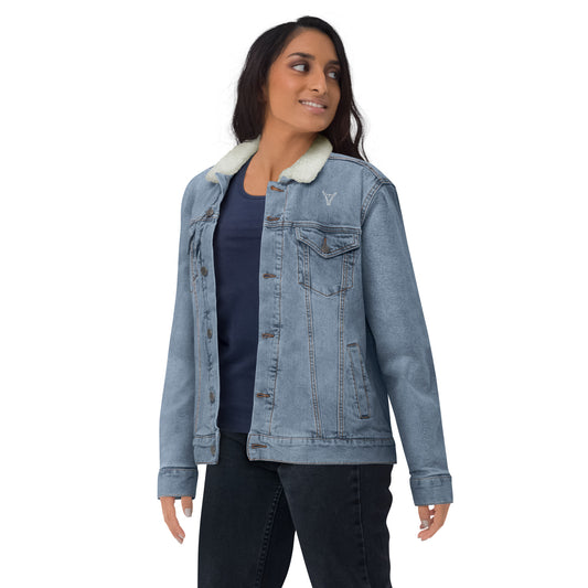 Denim sherpa jacket